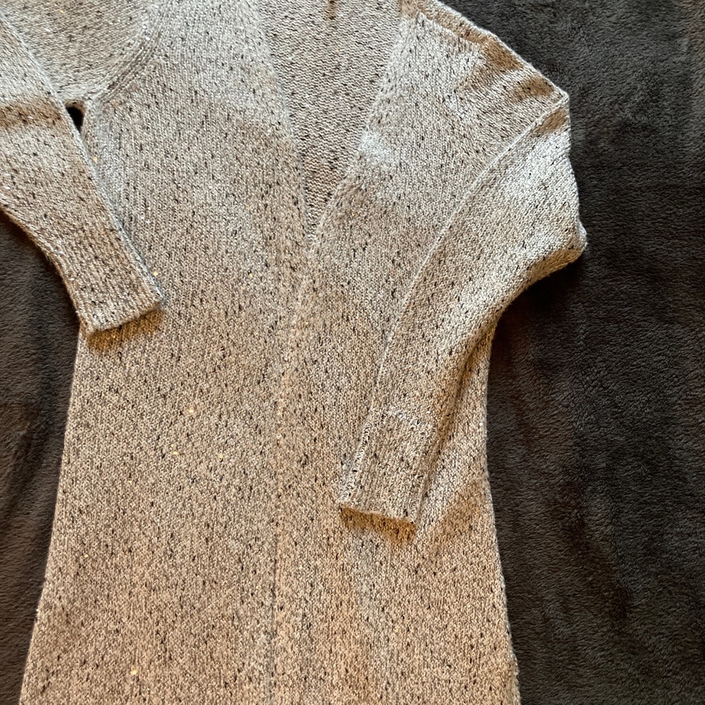 Silver Dress Cardigan